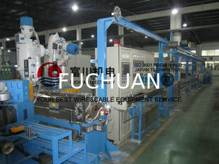 나사 Dia 70mm 철사 Dia 1-6mm를 가진 자동적인 철사를 위한 Fuchuan PVC 밀어남 기계