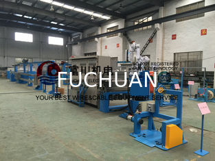나사 90mm를 가진 고압선 철사 Dia 6-25mm를 위한 Fuchuan PVC 밀어남 기계