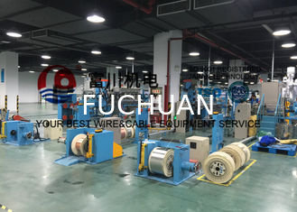 65 압출기 주요 기계 35 주입 기계를 가진 Fuchuan 랜 케이블 밀어남 기계