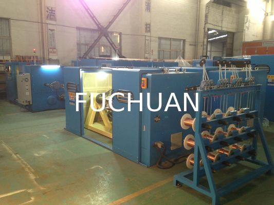 FUCHUAN 4000 트위스트 구리 와이어 펀칭 머신 터치 스크린 작동 19 PC