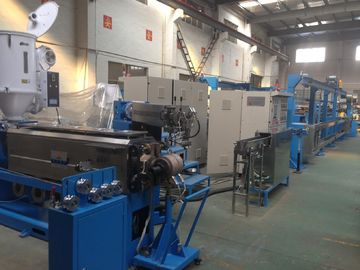 전기 케이블 와이어 진압 라인 extruder 기계 pvc PETFE 재료