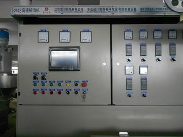 PVC FEP FPA ETFE 재료 extruder 케이블 와이어 진압 기계