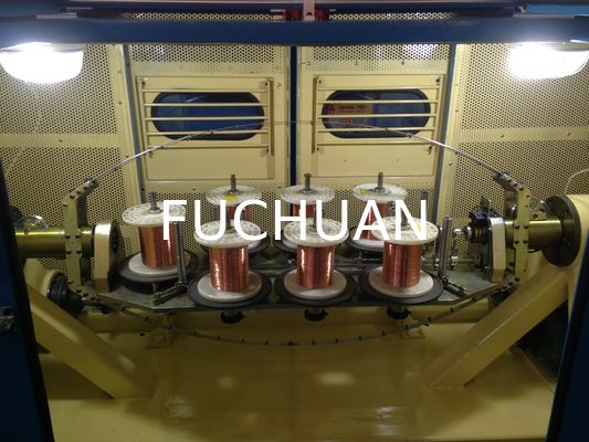 0.64mm 구리선 다발로 만드는 기계 7.5Kw는 모터 전력 장비를 차지합니다