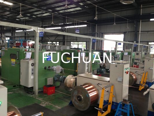 두 배 강선전도 구리 철사 다발로 만드는 기계 FUCHUAN 자동 번처 장비