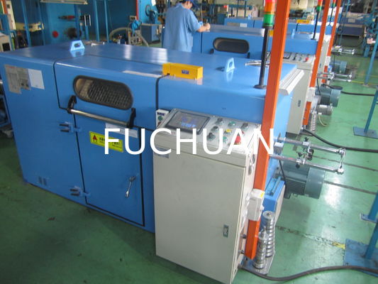두 배 강선전도 구리 철사 다발로 만드는 기계 FUCHUAN 자동 번처 장비