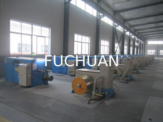두 배 강선전도 구리 철사 다발로 만드는 기계 FUCHUAN 자동 번처 장비