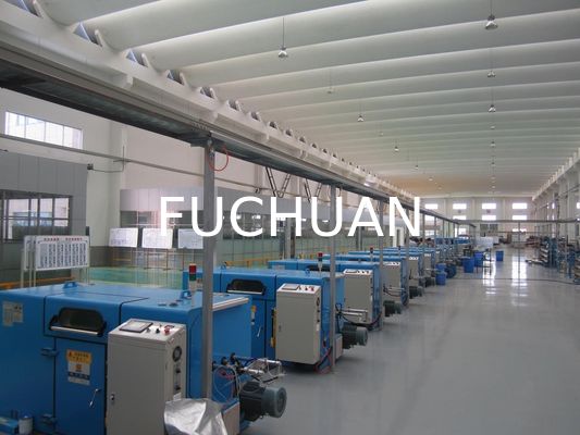 주석 도금 와이어 실버 자켓 FUCHUAN 구리 와이어 다발 기계 장비