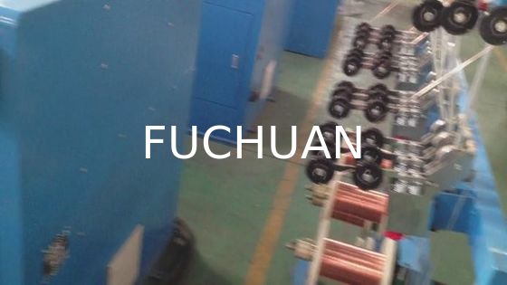 자동적인 두 배 강선전도 구리 철사 다발로 만드는 기계 케이블 번처 장비