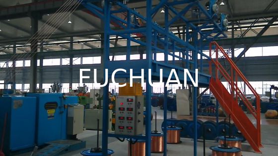 アルミ銅線撚り線機 バンチャー 自動撚り線装置