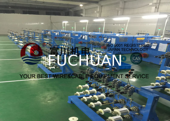 높은 생산성 구리 와이어 다발 기계 19 PC 2000 분당 회전수 PLC 컨트롤러
