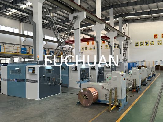 주석 도금 와이어 좌초 구리 와이어 630 더블 트위스트 다발 기계 Fuchuan